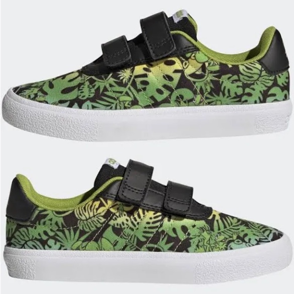 ADIDAS X DISNEY TODDLER VULC RAID3R SLIP-ON MUPPETS HOOK-AND-LOOP SHOES